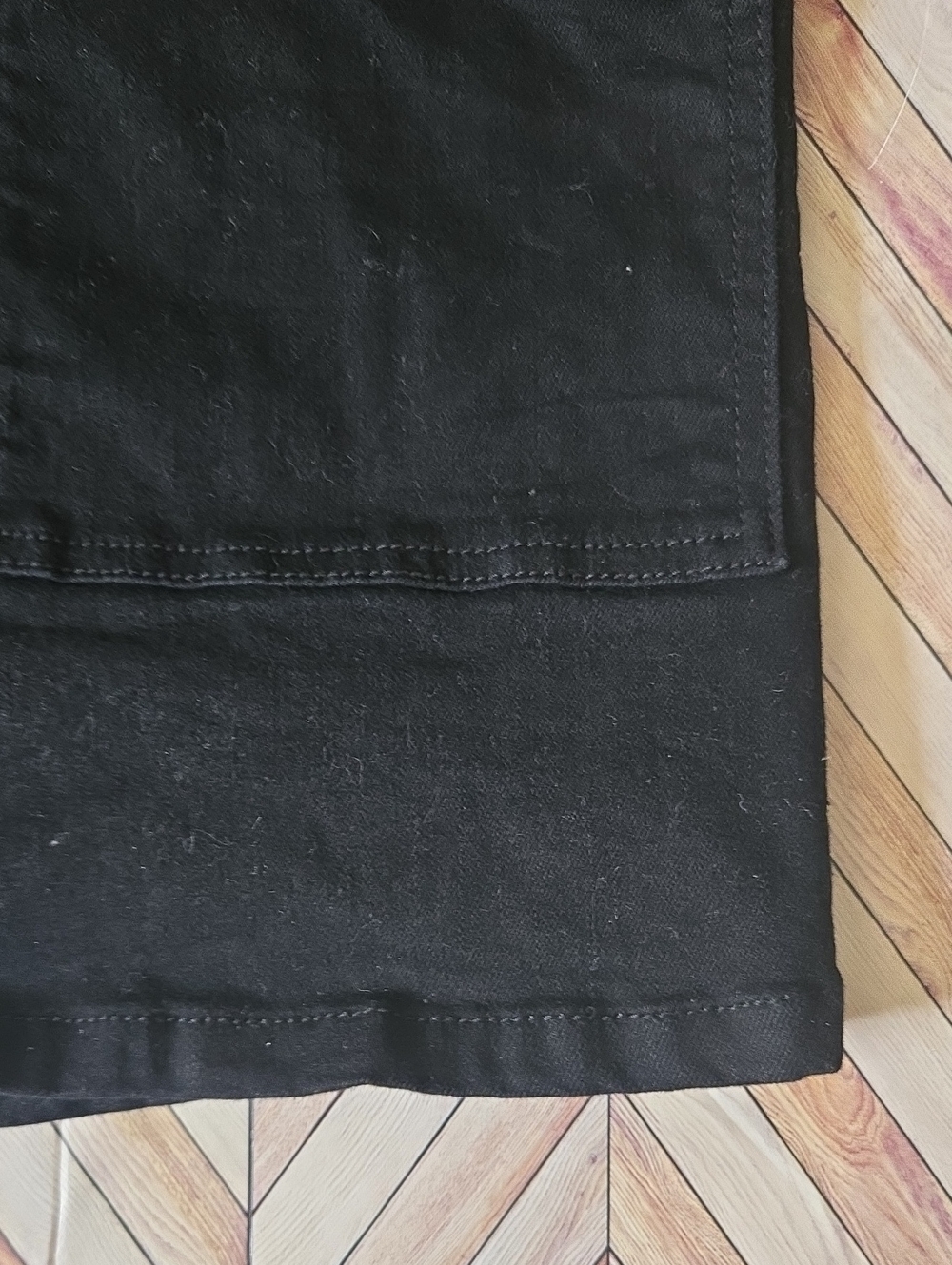 SO Black Denim Zip Front Jumper Dress Pinafore Overall Mini Dress Womens Small - Picture 11 of 13